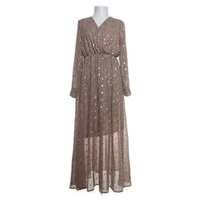 Maxi dress (Brown, Black) from Minouu Polyester