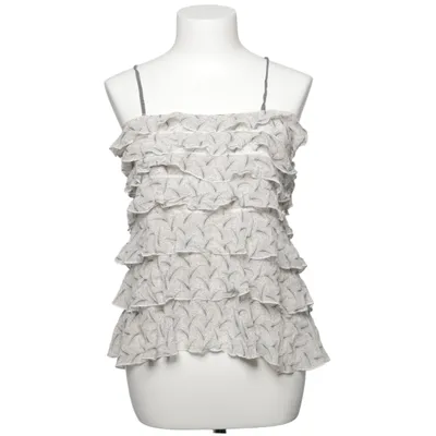 Tank Top (White, Gray) from Julie Fagerholt Heartmade Silk