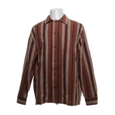 Shirt (Bruin, Beige) van Nudie Jeans Katoen, Linnen