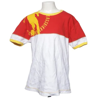 T-shirt (Rød, Hvid, Gul) fra Bikkembergs