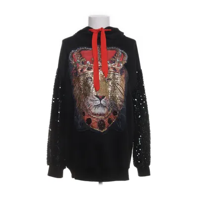 Hoodie (Black, Multicolored) from Aikha Polyester