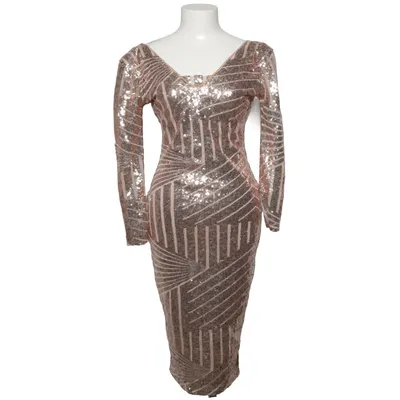 Cocktailkleid (Gold) von Boohoo Night Polyester
