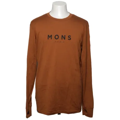 Ondershirt (Bruin) van Mons Royale Merinowol