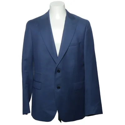 Blazer (Bleu) de Cavallaro Napoli Viscose, Laine