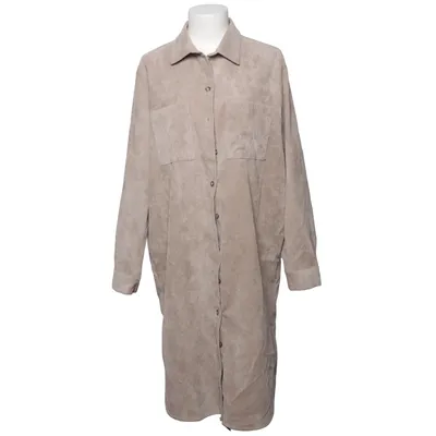 Robe chemise (Beige) de Sora Élasthane, Polyamide, Polyester