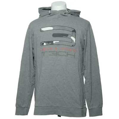 Huvtröja (Grå) från Jack & Jones Tech Bomull, Viskos