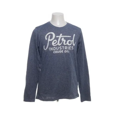 Långärmad t-shirt (Blå) från Petrol Industries Bomull, Polyester