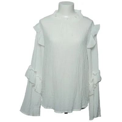 Blouse (Blanc) de Luzabelle Coton, Polyester