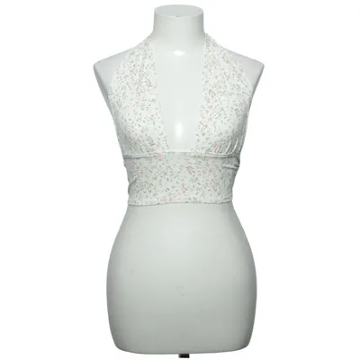 Halternecktopp (Halterneck Print Crop Top) från NLY One Elastan, Polyester