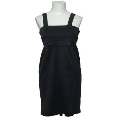 Dungaree dress (Black) from Savann Polyester
