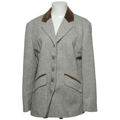 Kavaj (Brun, Grå) från Ebba Jensen Akryl, Polyester, Ull
