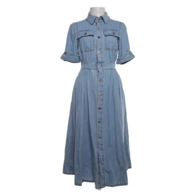 Denim dress (Blue) from Azaka Polyester, Viscose