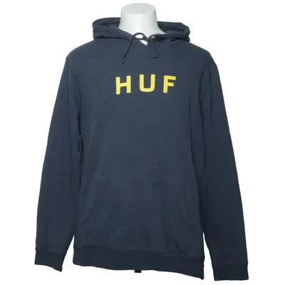 Hoodie (Blue, Yellow) from HUF Cotton, Polyester