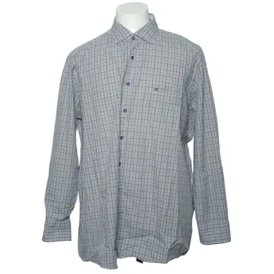 Chemise (Bleu, Jaune, Blanc) de Casamoda Coton