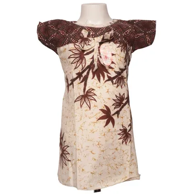 Klänning (Brun, Vit) från Batik