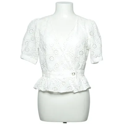 Blouse portefeuille (Blanc)