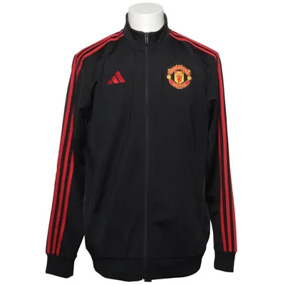 Trainingsjack (Zwart, Rood) van Adidas Gerecycled polyester