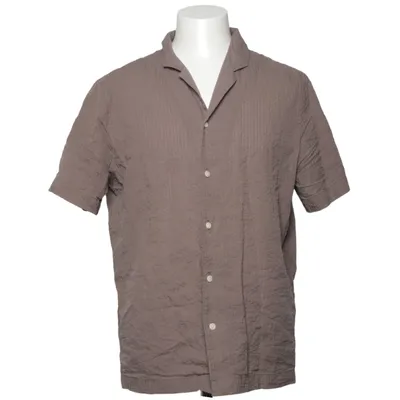 Chemise à manches courtes (Marron) de H&M Modern Classic Coton