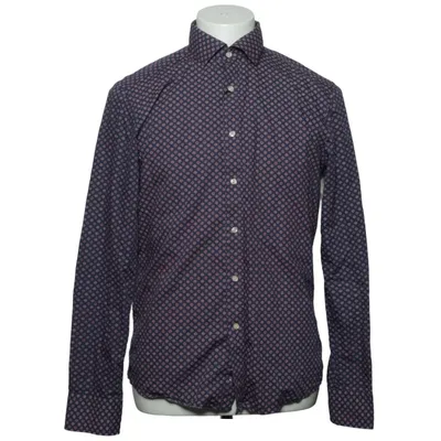 Skjorta (Blå, Röd, Vit) från Finest Shirtmaker Bomull