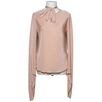 Sløjfebluse (Beige) fra Actuel