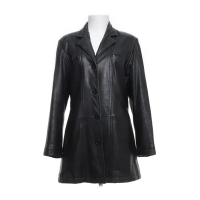 Leather coat (Black) from Conbipel