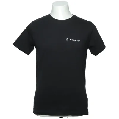 T-shirt (Black) from Swiss Military Cotton, Polyester