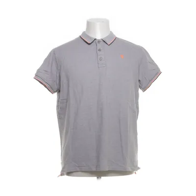 Polo shirt (Gray, Multicolored) from Indicode Cotton