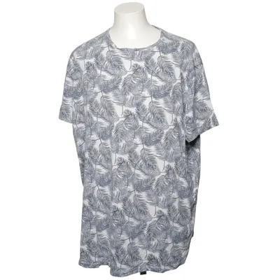 T-shirt (White, Blue) from Blend Cotton