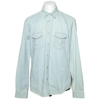 Denim shirt (Blue) from Jack & Jones Originals Cotton