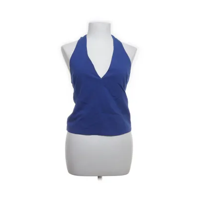 Haltertop (Blauw) van Zara Elastaan, Polyamide, Viscose
