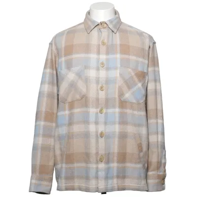Overshirt (Beige, Blue, White) from Pegador Acrylic, Cotton, Polyester, Viscose