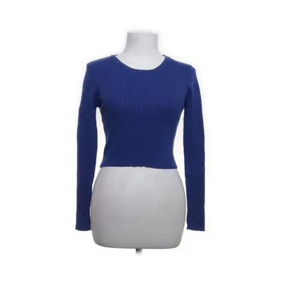 Trui (Blauw) van In April 1986 Polyester, Viscose