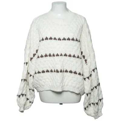 Pull-over (Blanc, Marron) de Arines Polyamide, Viscose