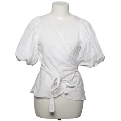 Blouse portefeuille (Blanc) de H&M Modern Classic Coton, Polyester