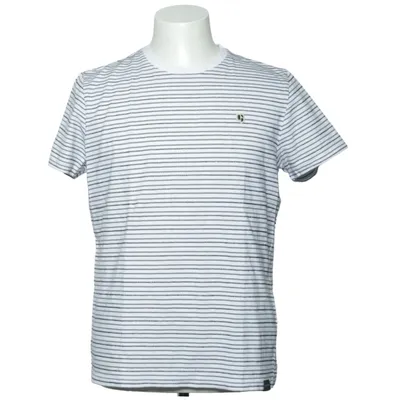 T-shirt (White, Blue) from Garcia Cotton
