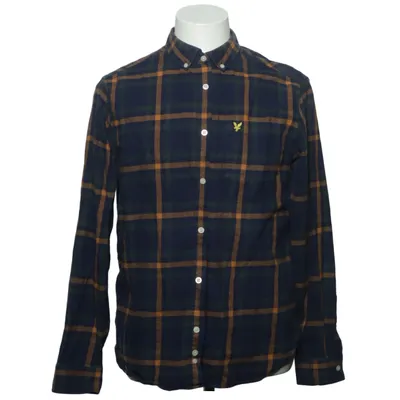 Flannel shirt (Blue, Green, Yellow) from Lyle & Scott Cotton