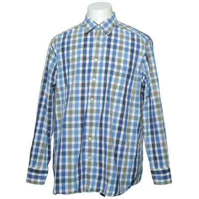 Shirt (Blue, Green, White) from Tailor & Son Cotton