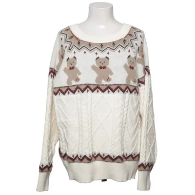 Sweater (White, Brown, Red) from Dazy Polyester