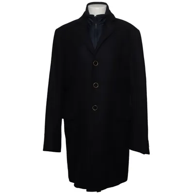 Manteau (Bleu) de Fay Cachemire, Laine