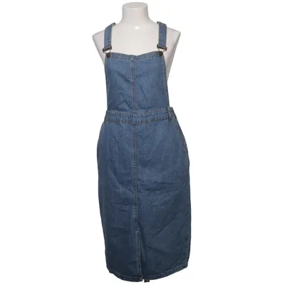 Dungaree dress (Blue) from New Look Denim Cotton