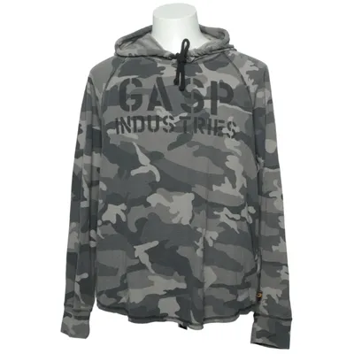 Hoodie (Gray) from Gasp Cotton, Polyester