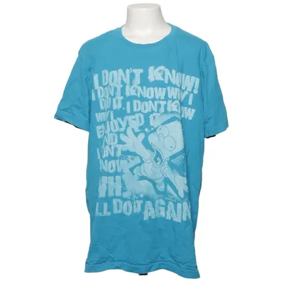 T-shirt (Blauw) van The Simpsons Katoen