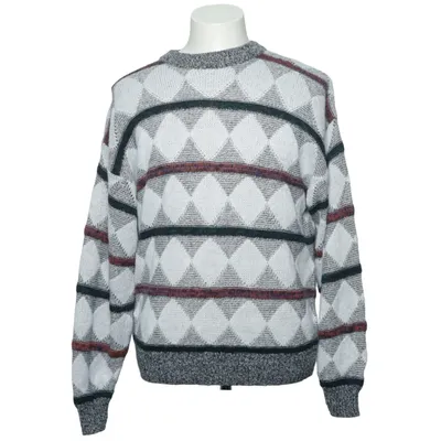 Pull-over (Blanc, Gris, Multicolore) de Stefano Acrylique
