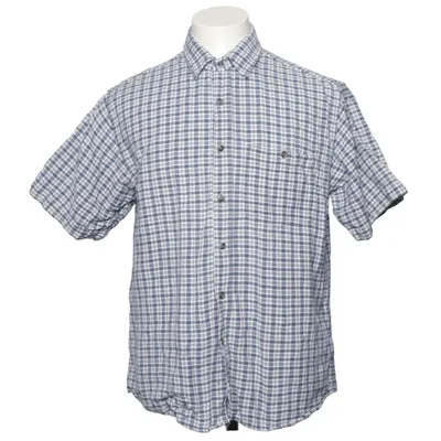 Korte mouwen shirt (Blauw, Wit) van Coaster Katoen