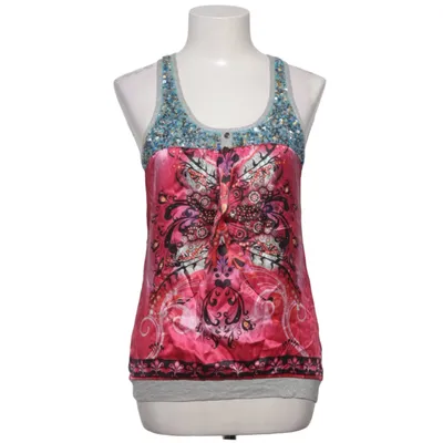Débardeur (Rose, Bleu, Multicolore) de Custo Barcelona Coton, Polyamide, Polyester, Soie, Viscose
