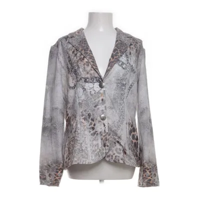 Blazer (Brown, Multicolored) from Missy Elastane, Polyester