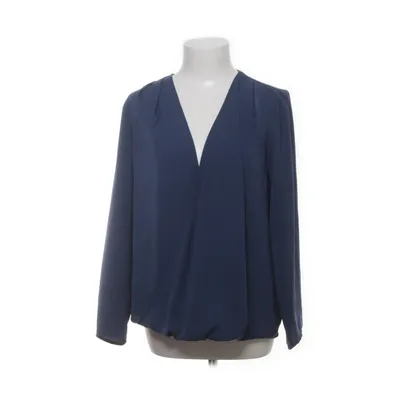 Wikkelblouse (Blauw) van Fashion Union Polyester