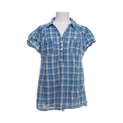 Kortärmad skjorta (Blå, Flerfärgad) från H&M Mama Bomull