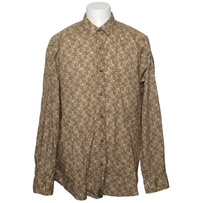 Chemise (Jaune, Marron, Rouge) de Pierre Cardin Coton