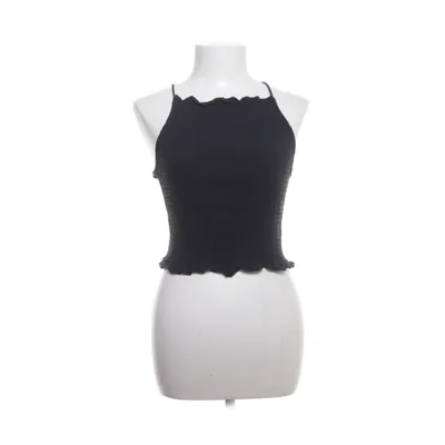 Crop top (Zwart) van H&M Trend Linnen, Viscose